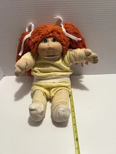 Cabbage Patch Kids Orange Hair Blue Eyes Yellow Jogger 1980s