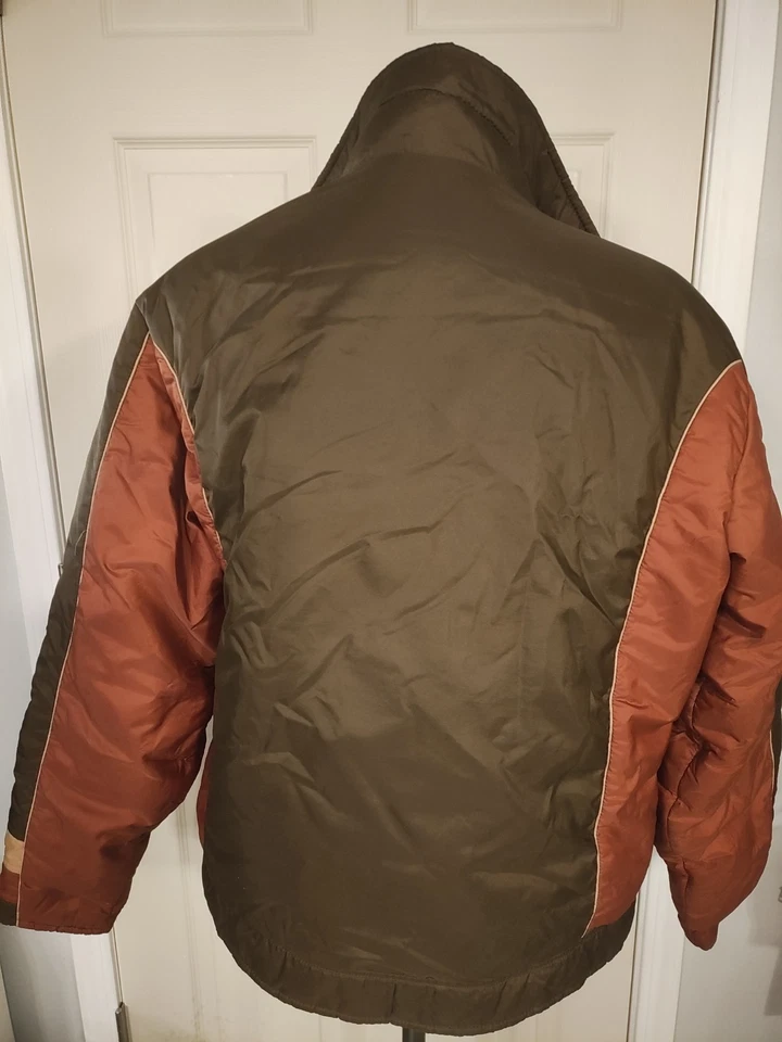 Abrigo reversible de plumón de ganso vintage WOOLRICH para hombre talla grande leer descripción Foto 4 de 4