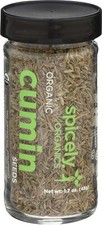 Spicely Organics Organic Cumin Seeds Whole 1.7 Oz