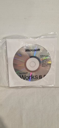 Microsoft Works 8.5 OEM CD Factory Sealed - 第 1/2 張圖片