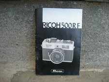 Ricoh 500RF Camera Instructions