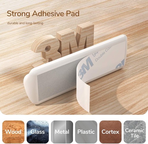 SYNCWIRE Cable Clips: 5-Pack Self-Adhesive Cord Organiser + Free download Album - 第 5/6 張圖片