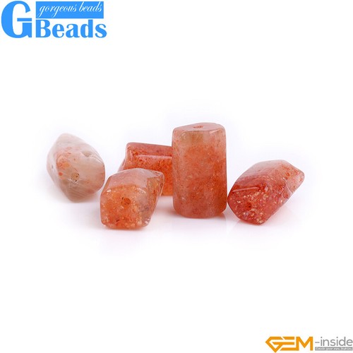 "Cuentas de columna de tubo facetado ágata piedra lunar ópalo natural para hacer joyas 15"" 8x12 mm" - Imagen 379 de 383