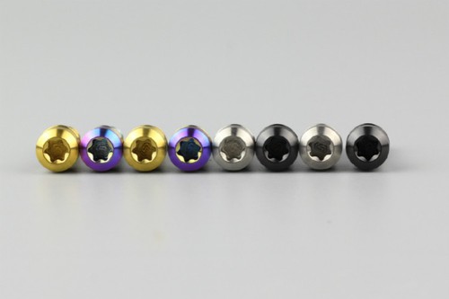 2X M6 *17/19/25/30/35mm Titanium Bolts Cylindrical head with gasket Torx Screws - Picture 6 of 37