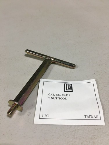 1/4-20 x 3/8 OAL x 3/4 Dia T-Nut 4 Prong H/Duty Tee Nut 25pcs with FREE TOOL!!! - Picture 6 of 7