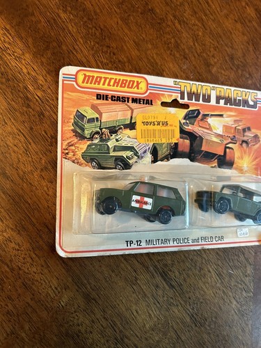 1960's Matchbox Two Pack TP-12 Military Police and Field Car Sealed 1975 - Picture 4 of 8
