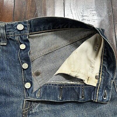 Vintage LEVIS 501XX Jeans Big E 1940s Denim Redline Selvedge Vintage LEVIS 501XX Jeans Big E 1940s Denim Redline Selvedge