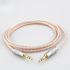 3.5mm Male to Male 7N OCC Audio AUX Cord HiFi Gold Plated Plug Stereo Cable NEW