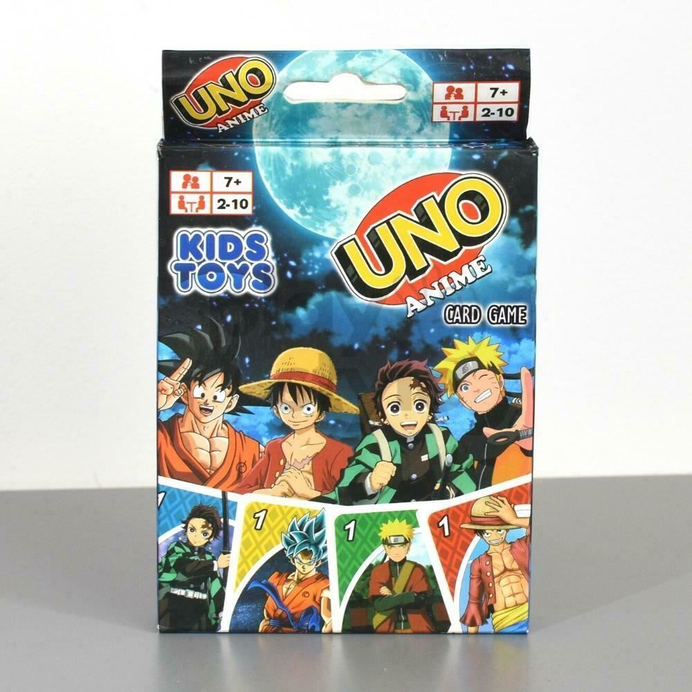 Jogo de Carta Card Game Uno Animes Japonês - Kid Toys - Toyshow