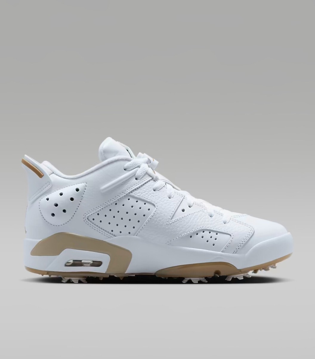 Nike Air Jordan 6 Retro G Golf Shoes 'White/Khaki' | eBay