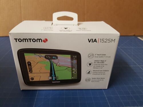 TomTom VIA 1525M 5" GPS With Lifetime Map Updates - Ausstellungsstück B-Ware / 2 - Foto 1 di 9