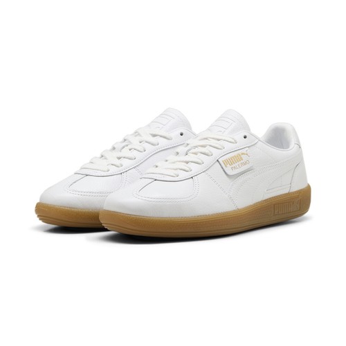 Puma Palermo Premium 39724601 Mens White Leather Lifestyle Sneakers Shoes - Picture 5 of 6