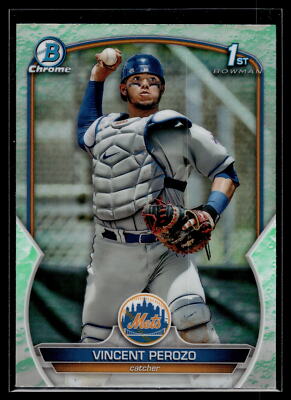 Vincent Perozo 2023 Bowman Chrome Lunar Glow Refractor Card #BCP
