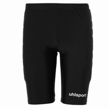 uhlsport Torwart Tight gepolsterte Unterzieh-Torwarthose schwarz 100560101