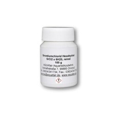 Strontiumchlorid-Hexahydrat Reinst Strontium Meerwasser Riffaquarium 100 g Dose