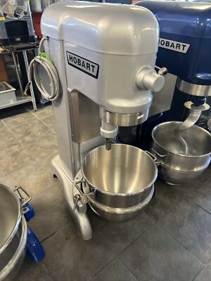Hobart H-600 60 Qt Mixer 1HP New Stainless Bowl And Dough Hook
