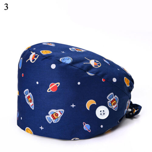 Unisex Nurse Doctor Hat Surgical Scrub Cap Medical Dentist Teeth Dental Cap UK - Picture 37 of 111