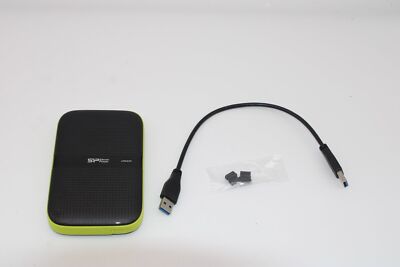 1tb Silicon Power Armor a60 Shockproof Portable Festplatte-usb3.0 - schwarz/grün