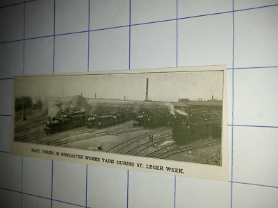 C 1933 race trains in Doncaster works yard during ST leger week