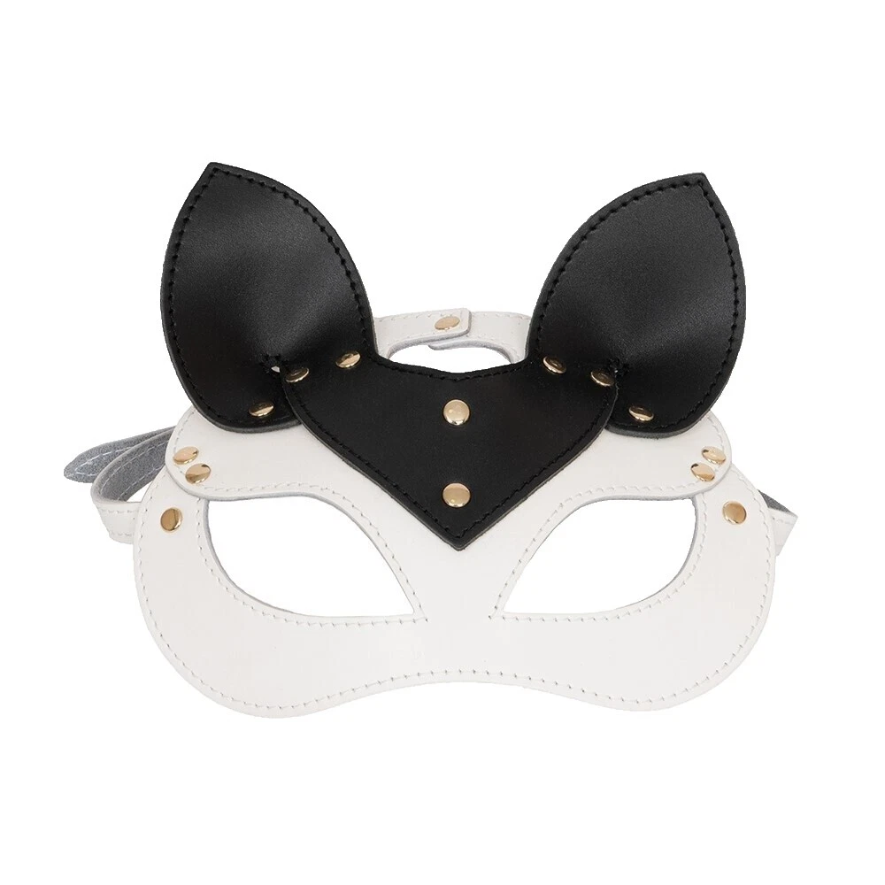 Black Leather Costume Masks & Eye Masks