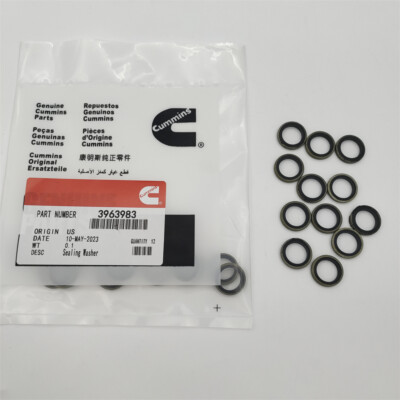 12mm Banjo Bolt Seals Fuel Line Sealing Washer 3963983 For Cummins 12V 24V 5.9