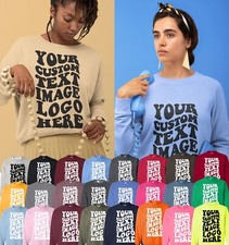 Ink Stitch Design Your Own Custom Printed Gildan Heavy Crewneck Sweatshirts