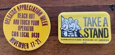 2 Vintage CWA Buttons (boxC)