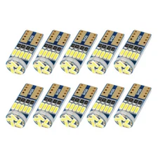 10/20x T10 168 194 2825 LED Side Marker Light Bulb Canbus Error Free Amber 3000K