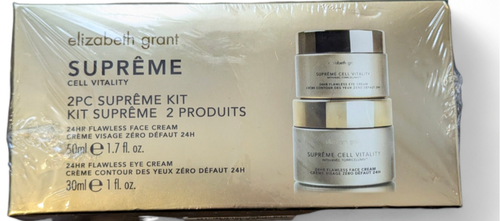 Elizabeth Grant Suprême Cell Vitality 2pc Kit - 24HR Flawless Face & Eye Cream - 第 1/5 張圖片