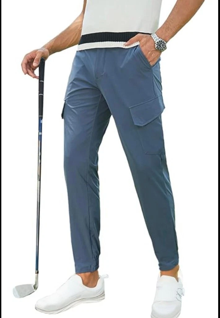 Golf trousers store elasticated waist
