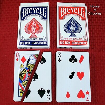 Jumbo Banana Split Playing Card Deck - Magic Trick - Bicycle Big Box -  Comedy