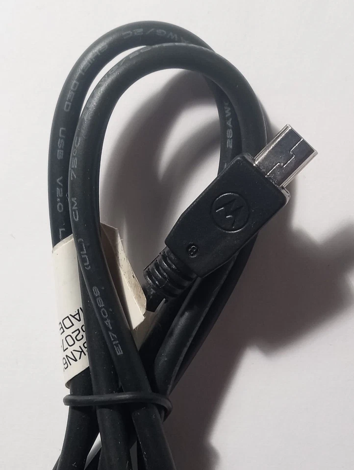 Rare Original Motorola Mini USB Home Laptop Charging Data Sync Cable for RAZR V3 - Image 2 of 3