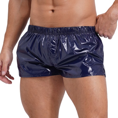 Pantalones cortos sexy para hombre calzoncillos pantalones cortos de club nocturno calce ajustado ropa de club nocturno fiesta de vacaciones - Imagen 8 de 27