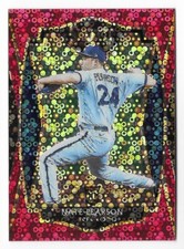 Nate Pearson 2021 Panini Select Red Disco Circles Prizm Rookie #144 Parallel SP