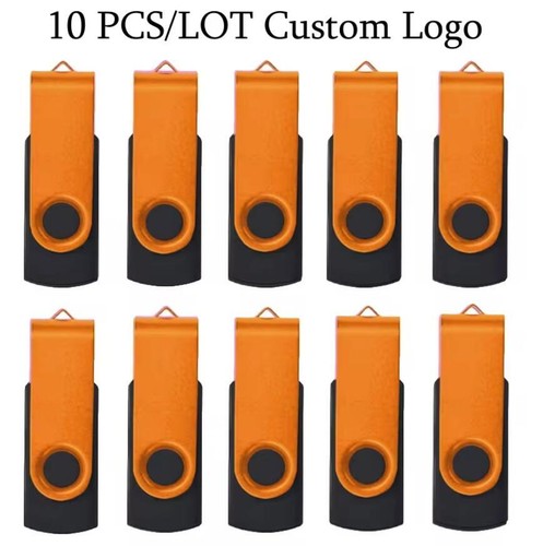 10PCS Colorful Metal USB Flash Pen Drive Memory Stick Custom Your Logo Best Gift - Picture 4 of 20