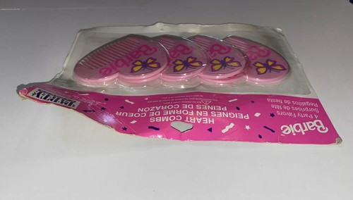 VTG 4 Pack of Barbie Heart Combs - Party Express, Mattel, 1995 - Party Favors - Picture 4 of 12