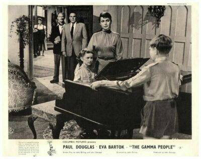 The Gamma People Original Lobby Card Paul Douglas Eva Bartok Leslie Phillips