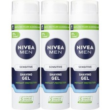 Nivea Shave Gel Sensitive Men 200ml x 3 21.58 per litre