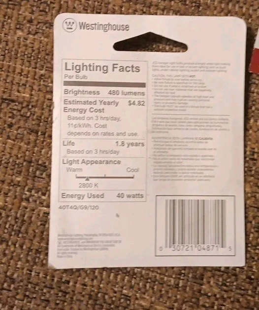 2 Westinghouse 40W G9 Bulbs - Image 2 of 2