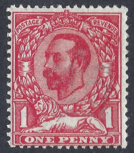 KGV sg327 1d carmine-red Die A - U/M