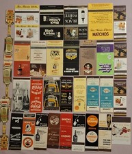 SPIRITS DISTILLERY Matchbox Lables Whiskey Bar Cigarette Smoking Cardboard Cover