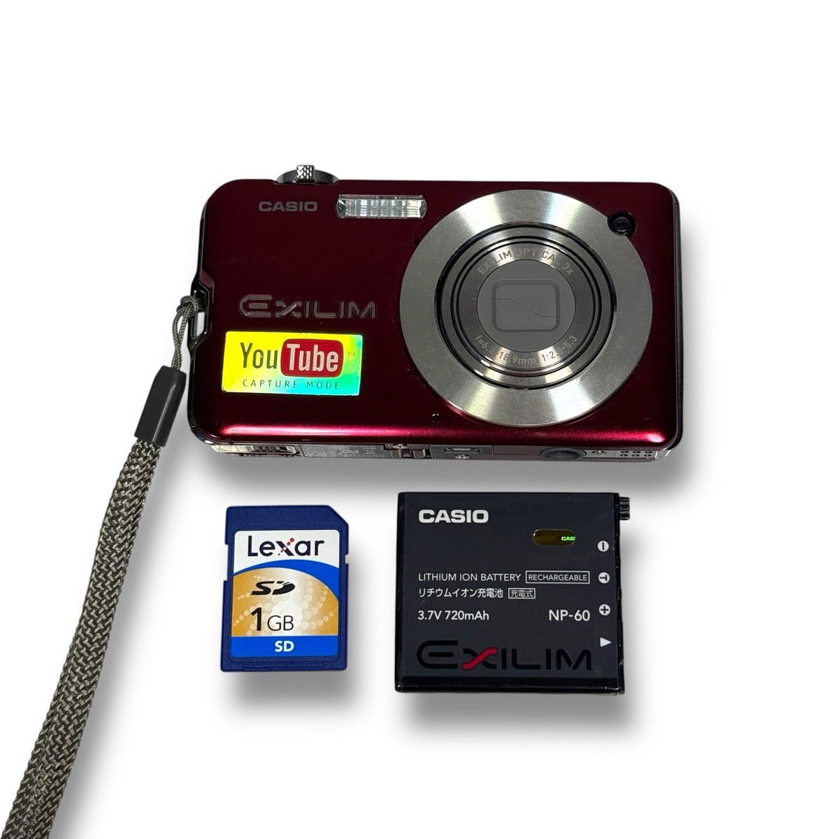 Casio EXILIM CARD EX-S10 10.1MP Digital Camera - Red for