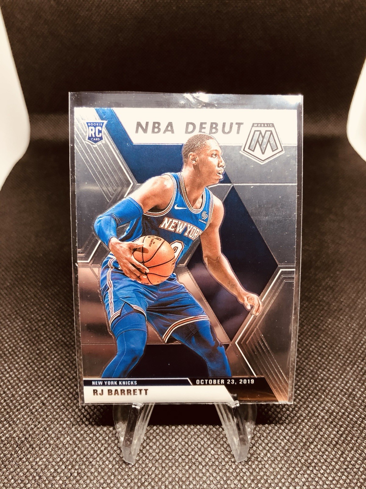 RJ Barrett 2019-20 Panini Mosaic NBA Debut Rookie Knicks