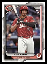 Noelvi Marte 2024 Bowman #80 Cincinnati Reds ROOKIE BUY10GET5FREE