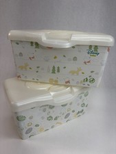 2 Huggies Baby Wipes Empty Plastic Containers 2019 1 Disney Baby 1 Patterned