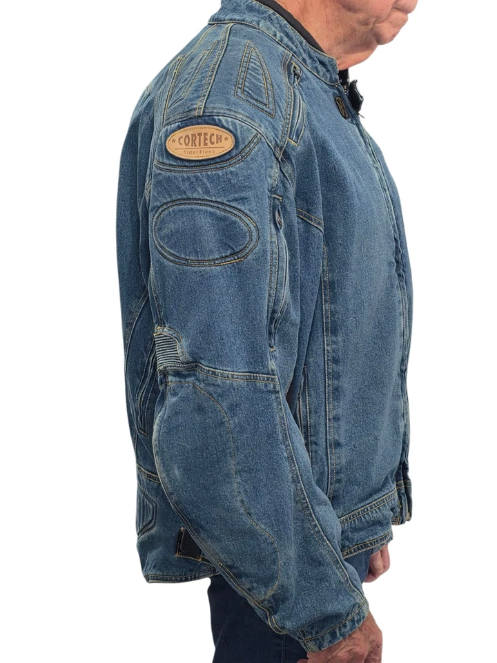 Cortech DSX Hombres Talla XXL 48 Azul Denim Almohadillas Blindadas Motocicleta Moto Jean Chaqueta Foto 2 de 4