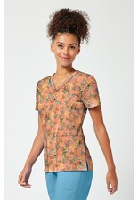 Tinker Bell Cherokee Scrubs Tooniforms Peter Pan Disney V Neck Top TF796 TBXP