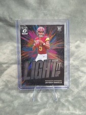 2024 Panini Donruss Optic Light It Up Jayden Daniels #8 Commanders (RC)