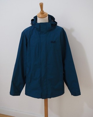 Jack Wolfskin Herren Outdoor Jacke Gr. XL petrol Hardshell Übergangsjacke