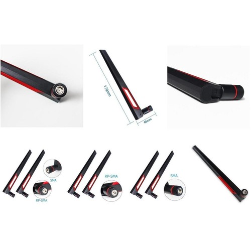 Gut WLAN-Router WIFI-Antenne WLAN-Router-Antenne 2 RP-SMA-Stecker/SMA-Stecker - Bild 11 von 14
